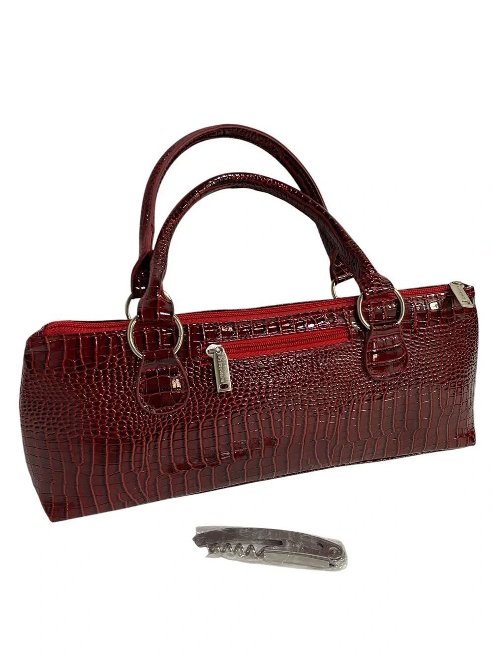 Prime ware Wine Bag Insulated Red Travel Picnic Bag